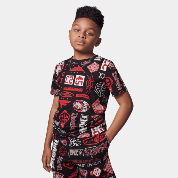Изображение ФУТБОЛКА JDB MJ ESS AOP SS TEE / JDB MJ ESS AOP SS TEE